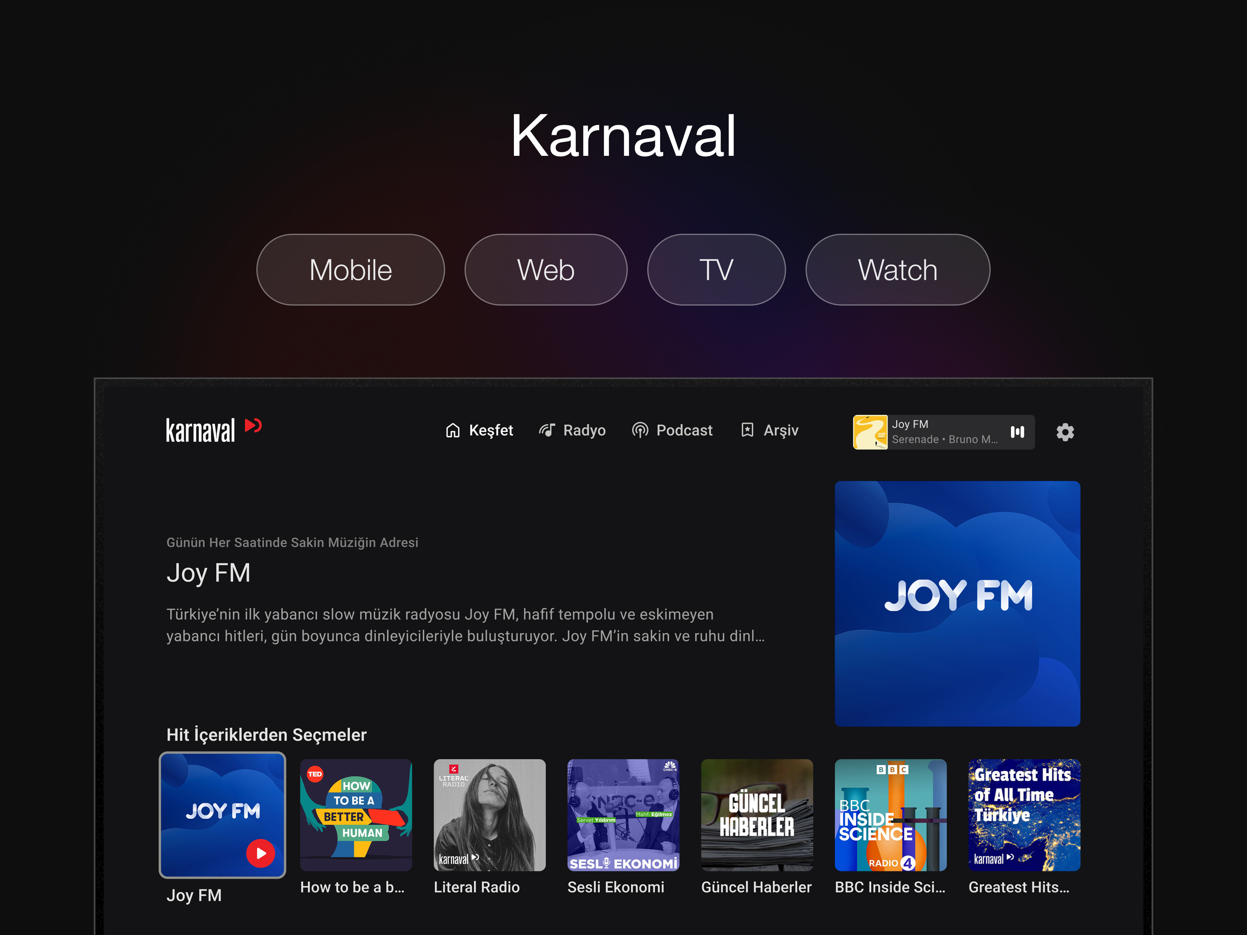 Karnaval - Cross Platform Apps